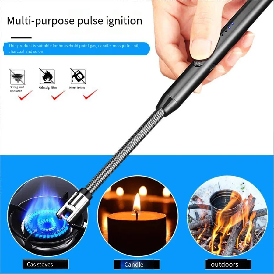 Portable charging igniter, kitchen ignition gun, ignition rod, electronic charging lighter, outdoor igniter