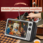 Charger l&#39;image dans la galerie, 12 Inch Phone Screen Magnifier Enlarged Expand Stand Phone Holder HD Video Amplifier Eyes Protection Retro TV Box For Iphone
