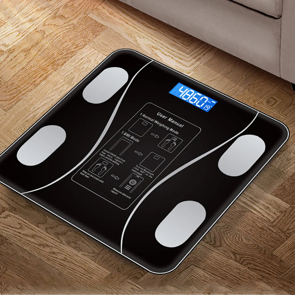 Smart Weighing Scale Bluetooth-compatible lichaamsvet intelligente Electronic Intelligent Weight Loss Body Fat Scale Balances