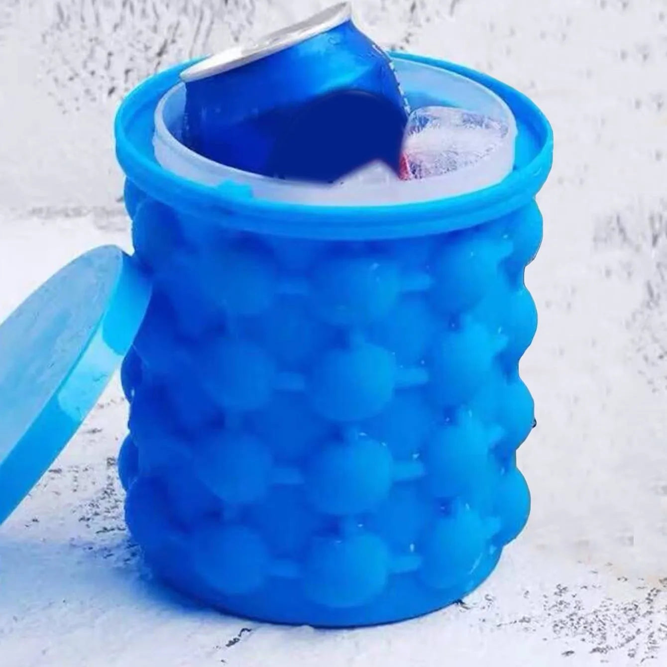1pc-Silicone Ice Cube Maker Portable Bucket Wine Ice Cooler Beer Cabinet Space Saving Kitchen Tools Drinking Whiskey Freeze