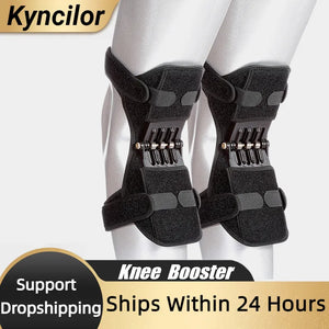 Joint Support Knee Pad Non-slip Lift Pain Relief For Knee Power Spring Force Stabilizer Knee Booster Working Sports Elder