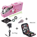 Charger l&#39;image dans la galerie, Portable Mini Sewing Machines Needlework Cordless Hand-Held Clothes Useful Portable Sewing Machines Handwork Tools Accessories

