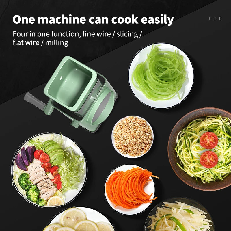 Multifunctional Vegetable Slicer Cutter Chopper Vegeta Graters Shredders Fruit Rotary handle Not Hurting Your Hands Kitchen Tool
