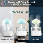 Charger l&#39;image dans la galerie, Mushroom Rain Air Humidifier Electric Aroma Diffuser Rain Cloud Smell Distributor Relax Water Drops Sounds Colorful Night Lights
